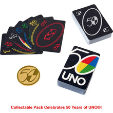Load image into Gallery viewer, UNO 50th Anniversary Edition Card Game