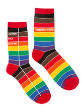 Load image into Gallery viewer, Library Card Pride Socks (Adult)