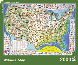 Wildlife Map (2000 pieces)