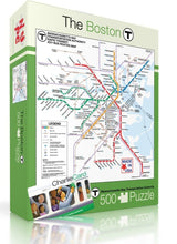 Load image into Gallery viewer, Boston T Map Puzzle (500 pieces)