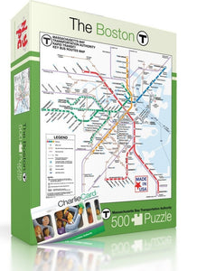 Boston T Map Puzzle (500 pieces)