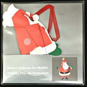 Pop-Up Santa Paper Ornament