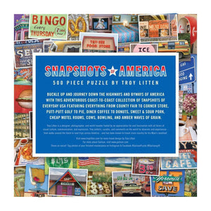 Snapshots of America Puzzle (500 pieces)